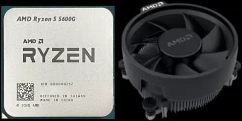 پردازنده AMD مدل Ryzen 5 5600G همراه با فن