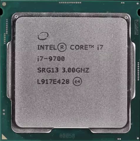 پردازنده Intel مدل Core i7 9700
