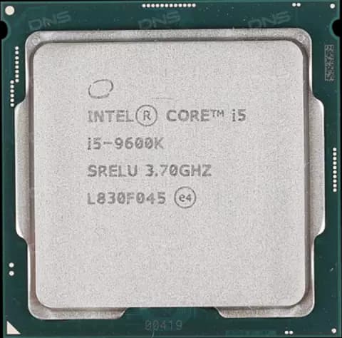 پردازنده Intel مدل Core i5 9600K