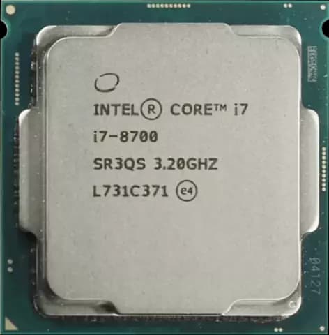 پردازنده 3.2گیگاهرتز Intel مدل Core i7 8700