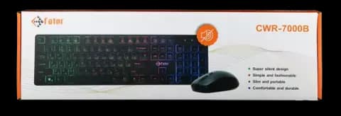 کیبورد و موس بی سیم Fater مدل CWR-7000B