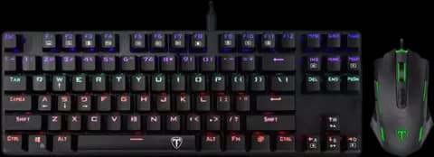 کیبورد و موس سیمی گیمینگ T-Dagger مدل Advance Force T-TGS005