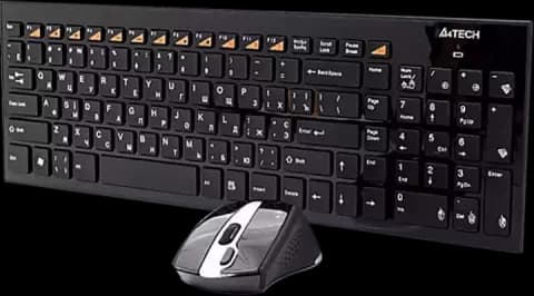 کیبورد و موس بی سیم A4TECH مدل 9500F