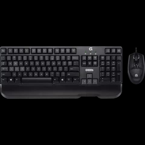 کیبورد و موس سیمی گیمینگ Logitech مدل G100S