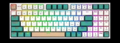 کیبورد بی سیم گیمینگ Redragon مدل VEIGAR K643 WGC RGB PRO با سوییچ قرمز