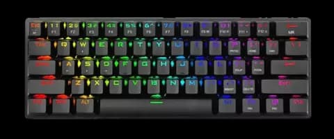 کیبورد سیمی گیمینگ T-DAGGER مدل Verde T-TGK317 RGB با سوییچ‌ آبی