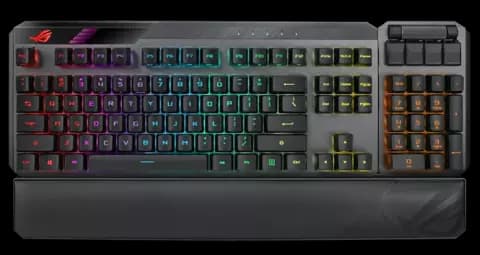 کیبورد بی سیم گیمینگ ASUS مدل ROG Claymore II با سوییچ قرمز