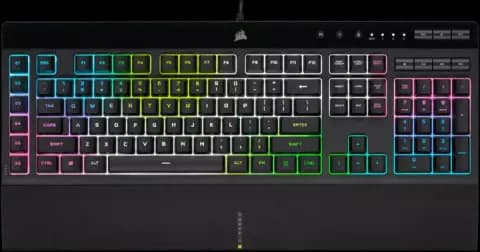 کیبورد سیمی گیمینگ Corsair مدل K55 RGB PRO XT