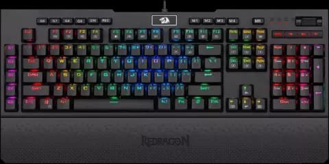 کیبورد سیمی گیمینگ Redragon مدل Brahma K586 RGB با سوییچ آبی