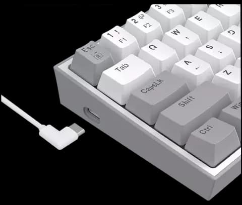 کیبورد سیمی Redragon مدل FIZZ K617-RGB با سوییچ قرمز