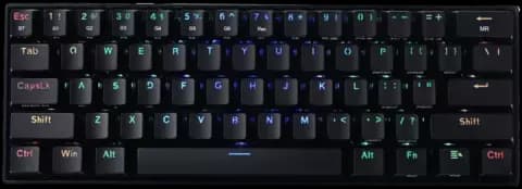 کیبورد بی سیم گیمینگ Redragon مدل Draconic K530RGB با سوییچ قهوه ای