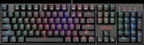 کیبورد سیمی گیمینگ Redragon مدل Surara K582 RGB با سوییچ قرمز