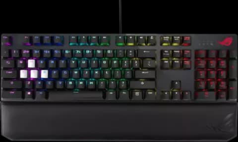 کیبورد سیمی گیمینگ ASUS مدل ROG STRIX SCOPE DELUXE با سوییچ قرمز
