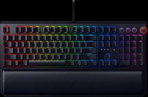 کیبورد سیمی گیمینگ Razer مدل BlackWidow Elite با سوییچ زرد