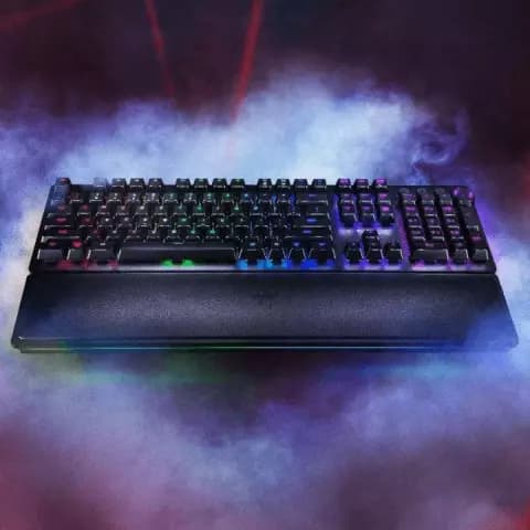 کیبورد سیمی گیمینگ Razer مدل BlackWidow Elite با سوییچ زرد