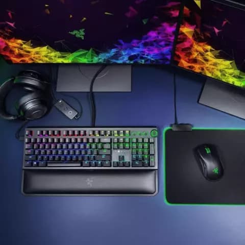 کیبورد سیمی گیمینگ Razer مدل BlackWidow Elite با سوییچ زرد