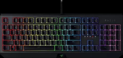 کیبورد سیمی Razer مدل GAMING BLACKWIDOW 2019 با سوییچ سبز