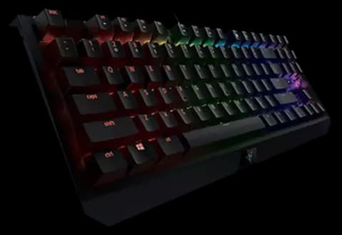 کیبورد سیمی گیمینگ Razer مدل BlackWidow Elite با سوییچ سبز