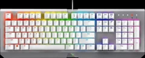 کیبورد سیمی Razer مدل GAMING BLACKWIDOW X CHROMA MERCURY EDITION