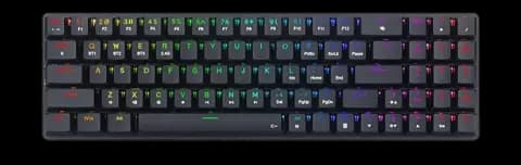 کیبورد بی سیم گیمینگ Redragon مدل ASHE Pro K626P-KBS با سوییچ‌ آبی