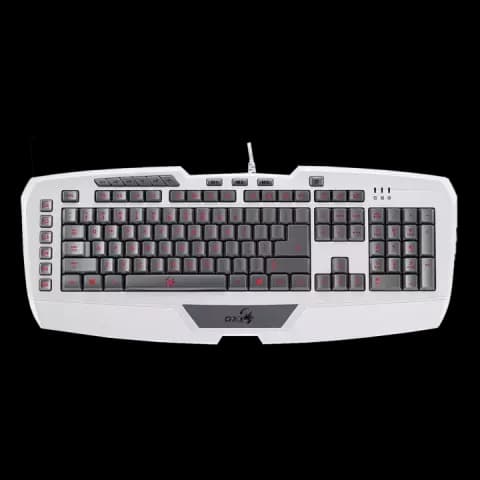 کیبورد سیمی Genius مدل IMPERATOR PRO WHITE EDITION