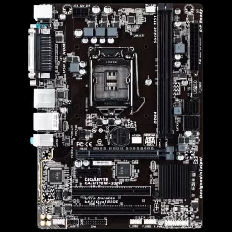 مادربرد  GIGABYTE مدل  GA-H110M-S2PH