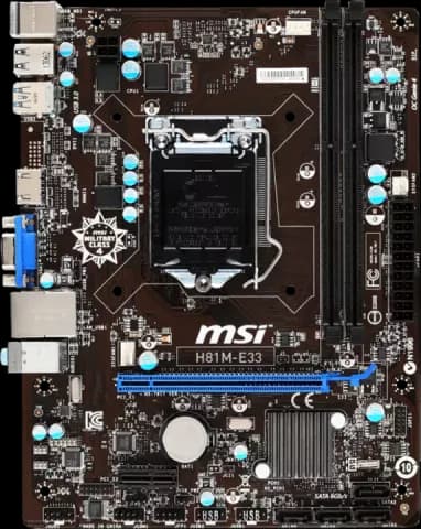 مادربرد MSI DDR3 مدل H81M-E33