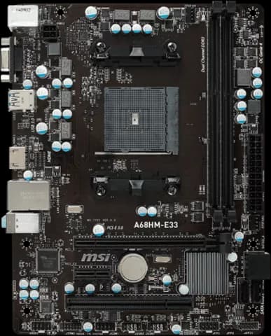 مادربرد MSI DDR3 مدل Classic A68HM-E33