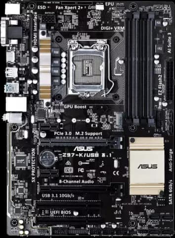 مادربرد Asus DDR3 مدل Z97-K/USB3.1