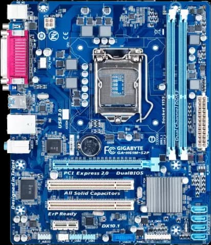 مادربرد Gigabyte DDR3 مدل GIGABYTE H61M-S2P REV 3.0