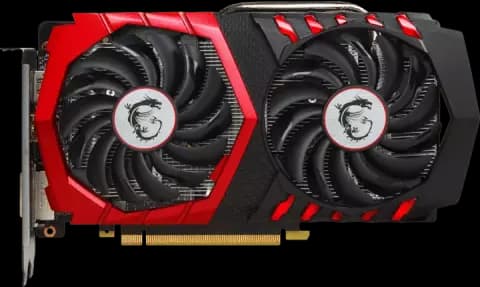 کارت گرافیک 4گیگابایت MSI مدل GAMING X GTX 1050 TI