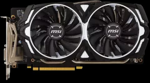 کارت گرافیک 6گیگابایت MSI مدل GTX 1060 ARMOR 6G OCV1