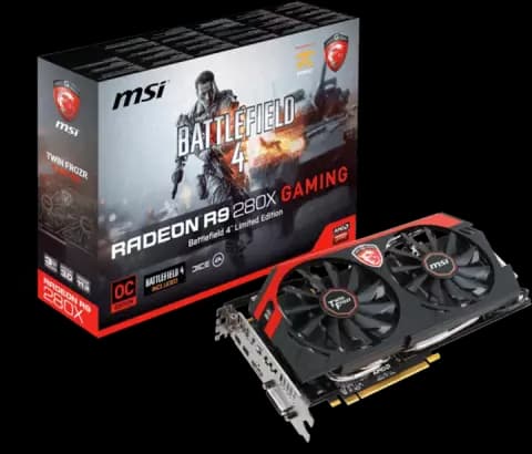 کارت گرافیک 3گیگابایت MSI مدل GAMING R9 280X GAMING 3G BF4