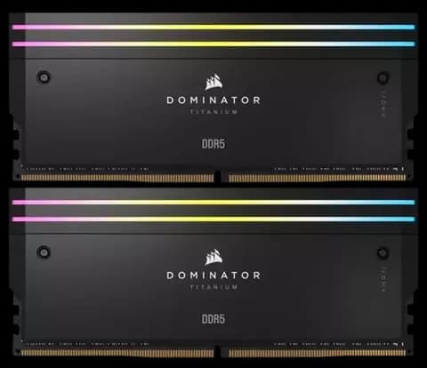 رم دسکتاپ (16GB*2) 32 گیگابایت Corsair مدل DOMINATOR TITANIUM RGB DDR5 6000MHz