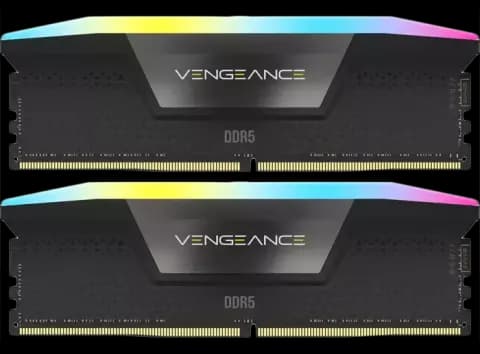رم دسکتاپ (32GB*2) 64 گیگابایت Corsair مدل VENGEANCE RGB DDR5 6600MHz