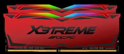 رم دسکتاپ (8GB*2) 16 گیگابایت OCPC مدل X3 RGB RED DDR4 3200MHz