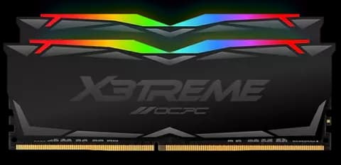 رم دسکتاپ 16 گیگابایت OCPC مدل X3 RGB BLACK DDR4 3600MHz