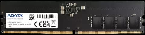 رم دسکتاپ (16GB*1) 16 گیگابایت Adata مدل AD5U480016G-S DDR5 4800MHz