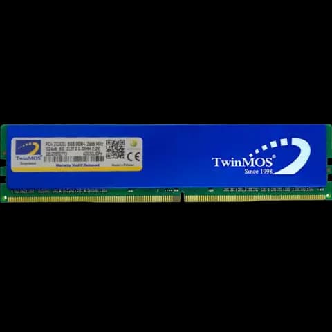 رم دسکتاپ (8GB*1) 8 گیگابایت TwinMOS DDR4 2666(2400)MHz