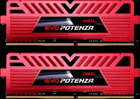 رم دسکتاپ (8GB*2) 16 گیگابایت Geil مدل EVO Potenza DDR4 3000MHz