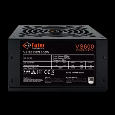 پاور 600 وات Fater مدل VS600 80Plus