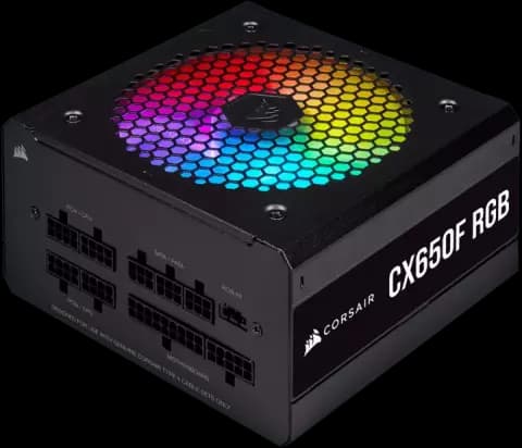 پاور 650 وات Corsair مدل CX650F RGB 80Plus Bronze