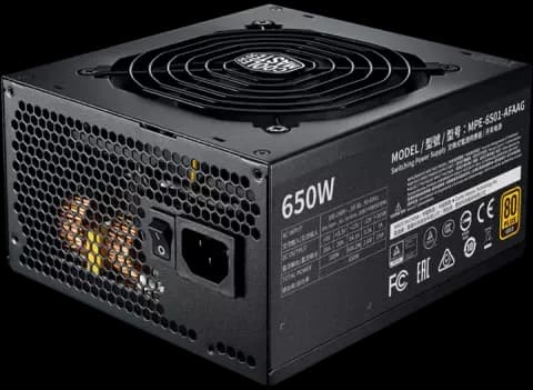 پاور 650 وات Cooler Master مدل MWE GOLD 650 V2 FULL MODULAR 80Plus Gold