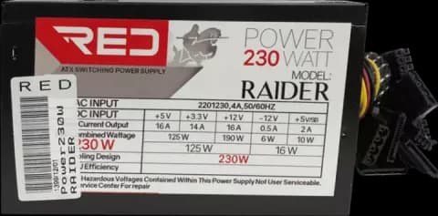 پاور 230 وات RED مدل  RAIDER