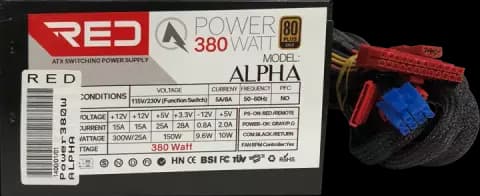 پاور 380 وات RED مدل  ALPHA