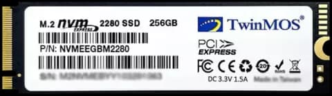 حافظه SSD اینترنال 256 گیگابایت TwinMOS مدل AlphaPro NVMe M.2