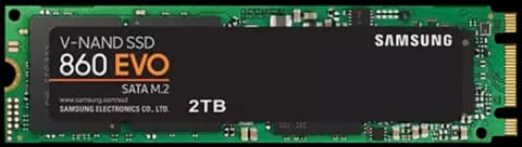 حافظه SSD اینترنال 2 ترابایت Samsung مدل  860 EVO M.2