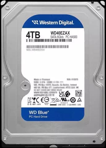 هارد اینترنال 4 ترابایت WD مدل Blue WD40EZAX
