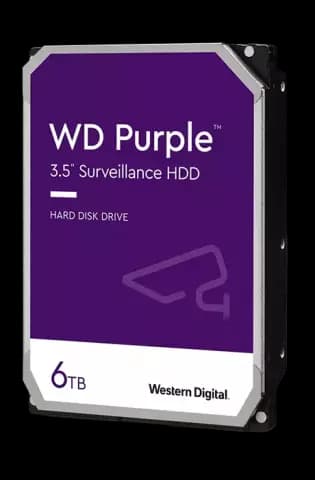 هارد اینترنال 6 ترابایت WD مدل Purple Surveillance WD64PURZ