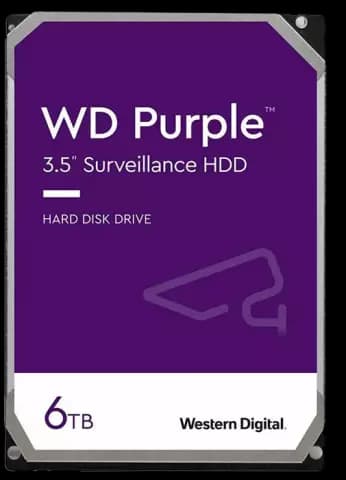 هارد اینترنال 6 ترابایت WD مدل Purple Surveillance WD62PURX 